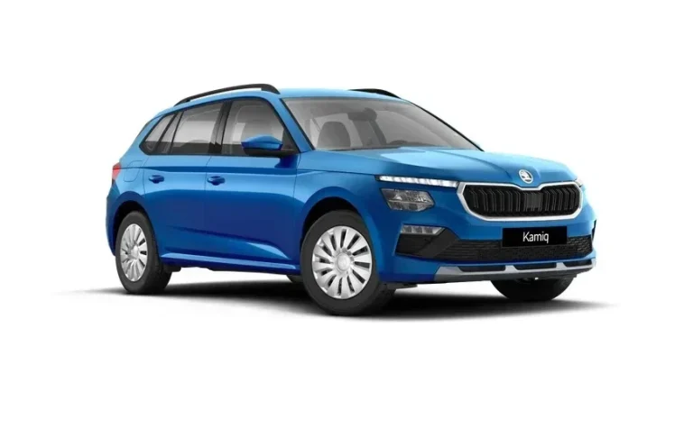 Škoda Kamiq 2026 blue - SUV for rent - picture with proposal
